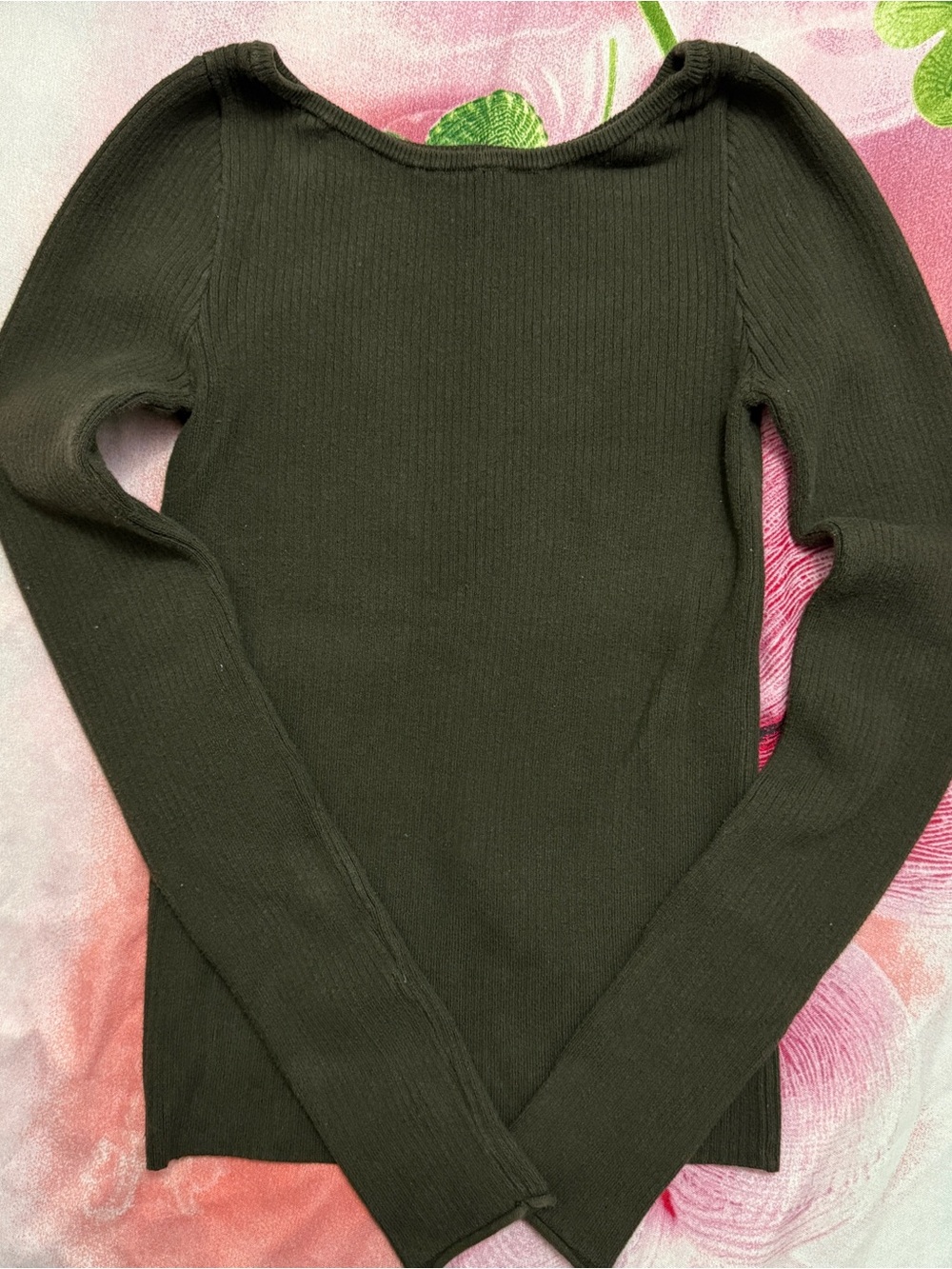 Jennie Ribbed Long Sleeve Top - Picture 4 of 6